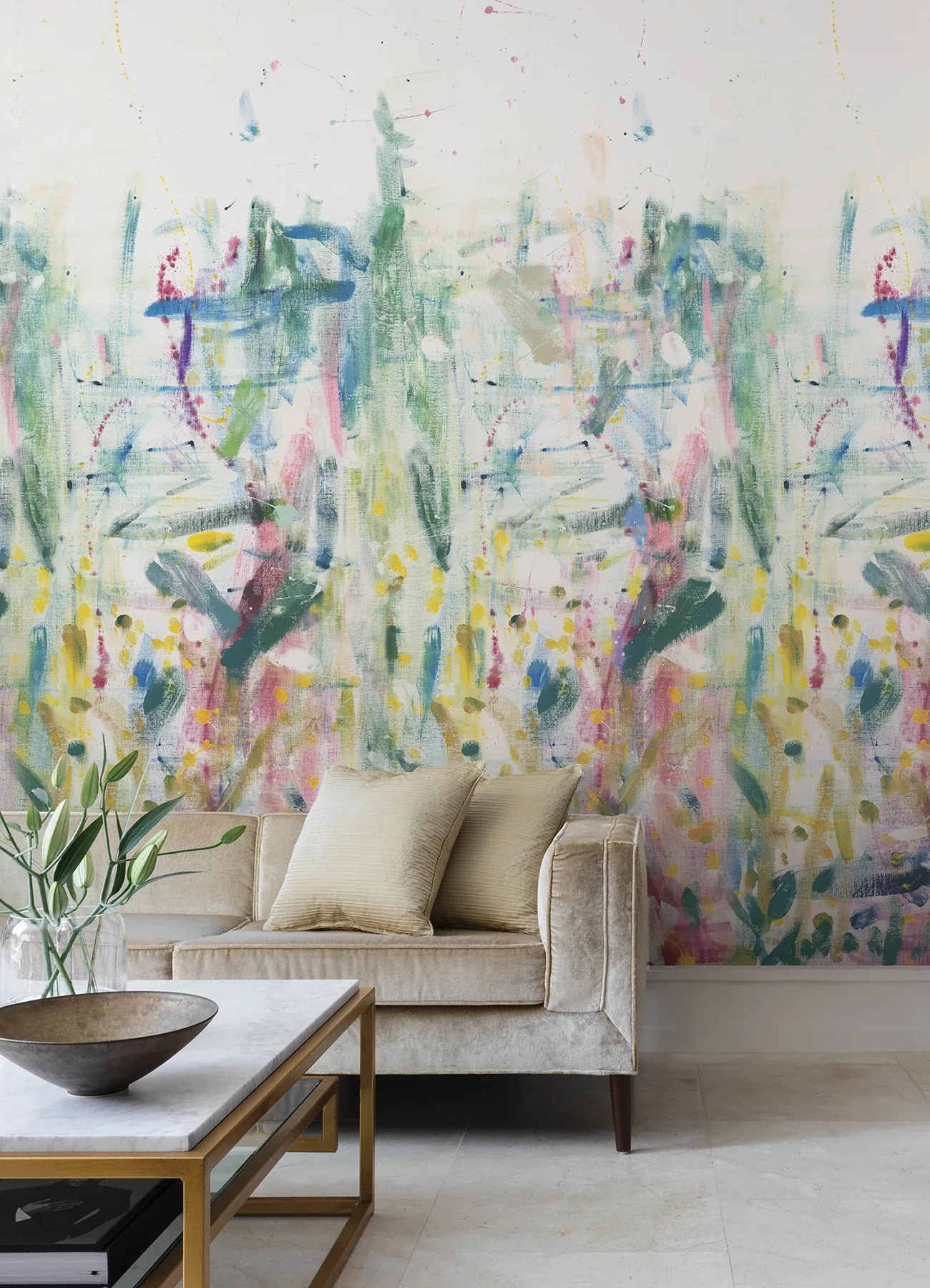 A-Street Prints Fresco Neutral Wall Mural - SKU 4193-7492M