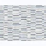 A-Street Prints Fresnaye Blue Linen Stripe Wallpaper - SKU 2949-60802