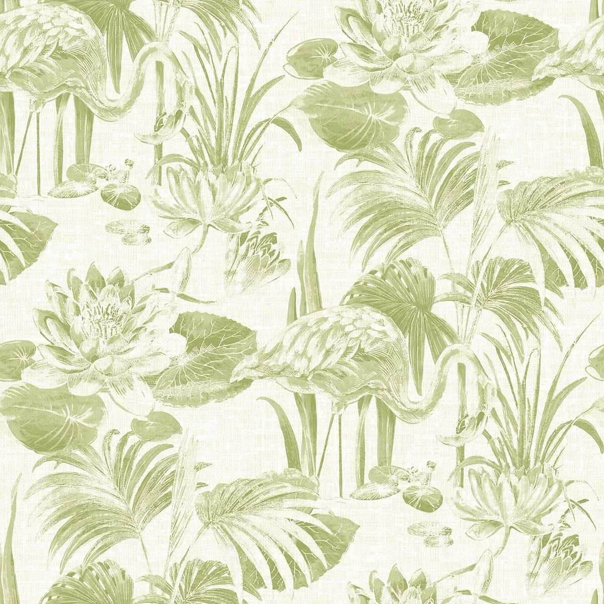 A-Street Prints Frolic Green Lagoon Wallpaper - SKU 2861-87526