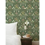 A-Street Prints Froso Green Garden Damask Wallpaper | Wallpaper Twins A-Street Prints Froso Green Garden Damask Wallpaper - SKU 2999-24102