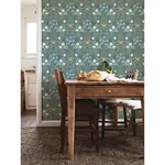 A-Street Prints Froso Turquoise Garden Damask Wallpaper - SKU 2999-24106
