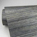 A-Street Prints Fujian Silver Grasscloth Wallpaper - SKU 2829-80007