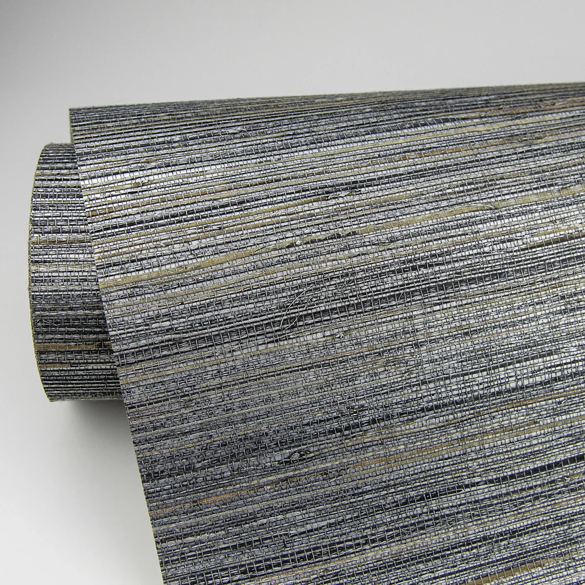 A-Street Prints Fujian Silver Grasscloth Wallpaper - SKU 2829-80007