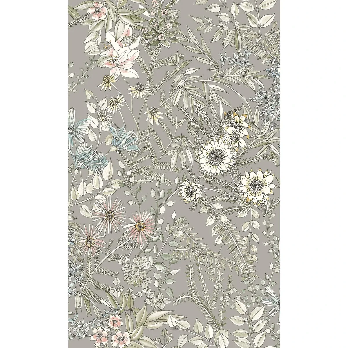 A-Street Prints Full Bloom Beige Floral Wallpaper - SKU 2821-12903