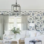 A-Street Prints Fulton Blue Shapes Wallpaper | Wallpaper Twins A-Street Prints Fulton Blue Shapes Wallpaper - SKU 4141-27160