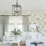 A-Street Prints Fulton Gold Shapes Wallpaper - SKU 4141-27159