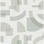 A-Street Prints Fulton Sea Green Shapes Wallpaper - SKU 4141-27158