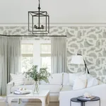 A-Street Prints Fulton Sea Green Shapes Wallpaper - SKU 4141-27158