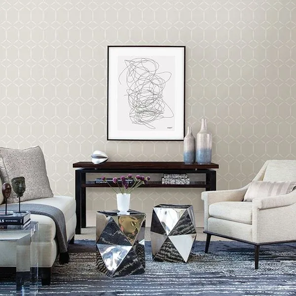 A-Street Prints Fusion Neutral Geometric Wallpaper | Wallpaper Twins A-Street Prints Fusion Neutral Geometric Wallpaper - SKU 2716-23852