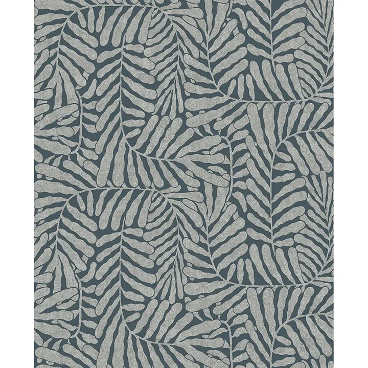 A-Street Prints Gabriel Teal Fern Wallpaper - SKU 4155-27312