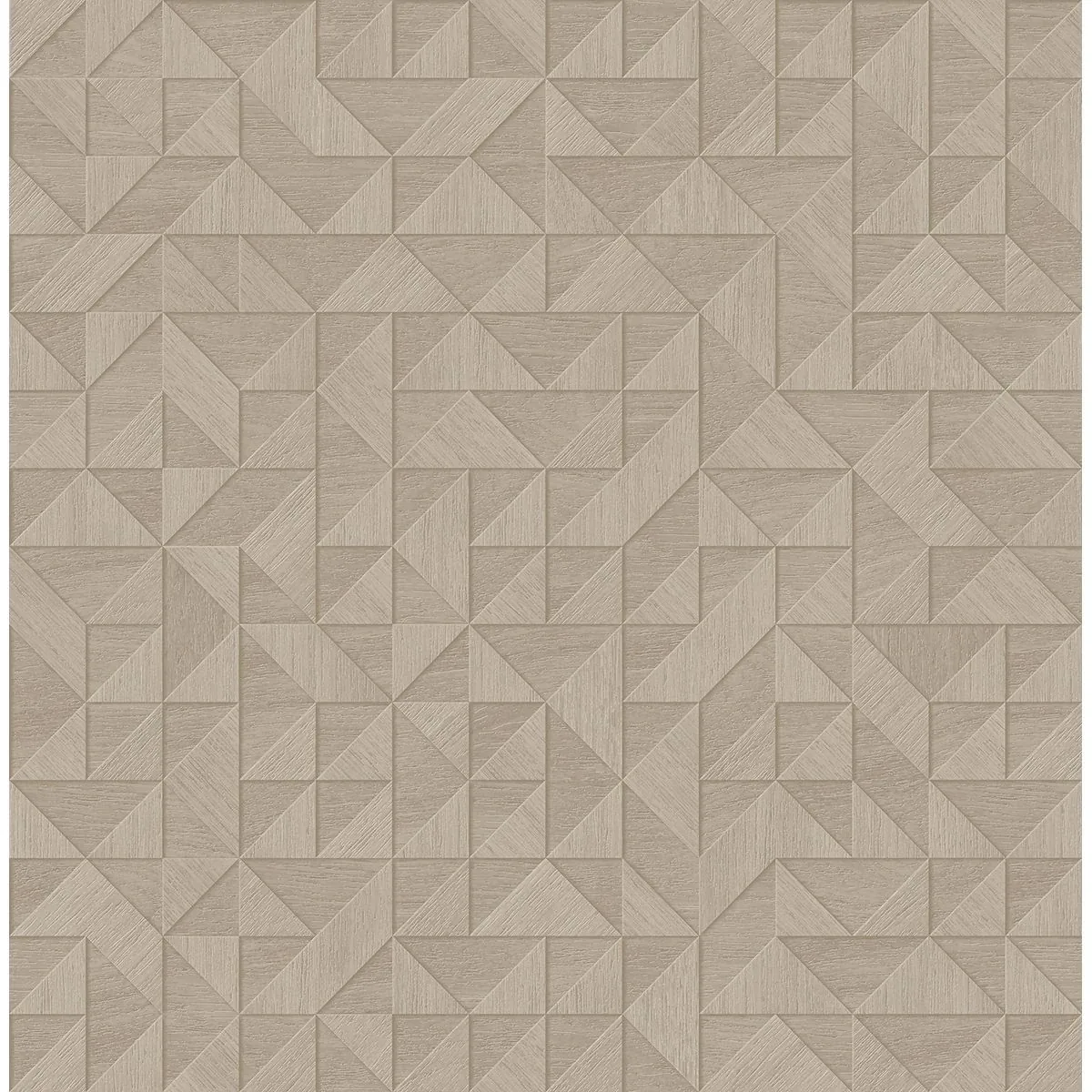 A-Street Prints Gallerie Beige Geometric Wood Wallpaper - SKU 2908-25328