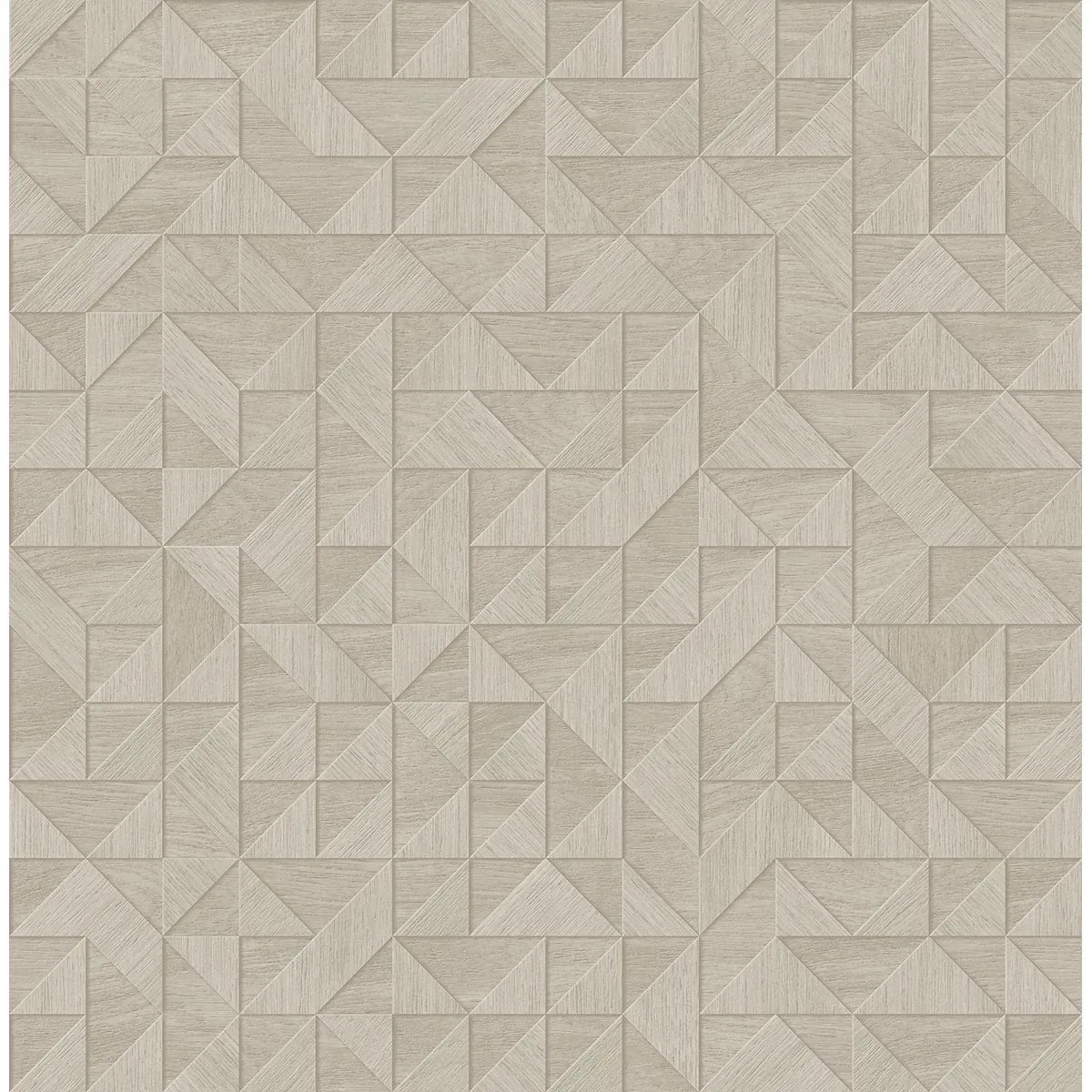 2908-25329 | Gallerie Cream Geometric Wood Wallpaper