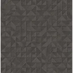A-Street Prints Gallerie Dark Brown Geometric Wood Wallpaper - SKU 2908-25326