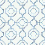 A-Street Prints Gallina Blue Trellis Wallpaper - SKU 4081-26314