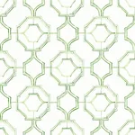 A-Street Prints Gallina Green Trellis Wallpaper - SKU 4081-26316