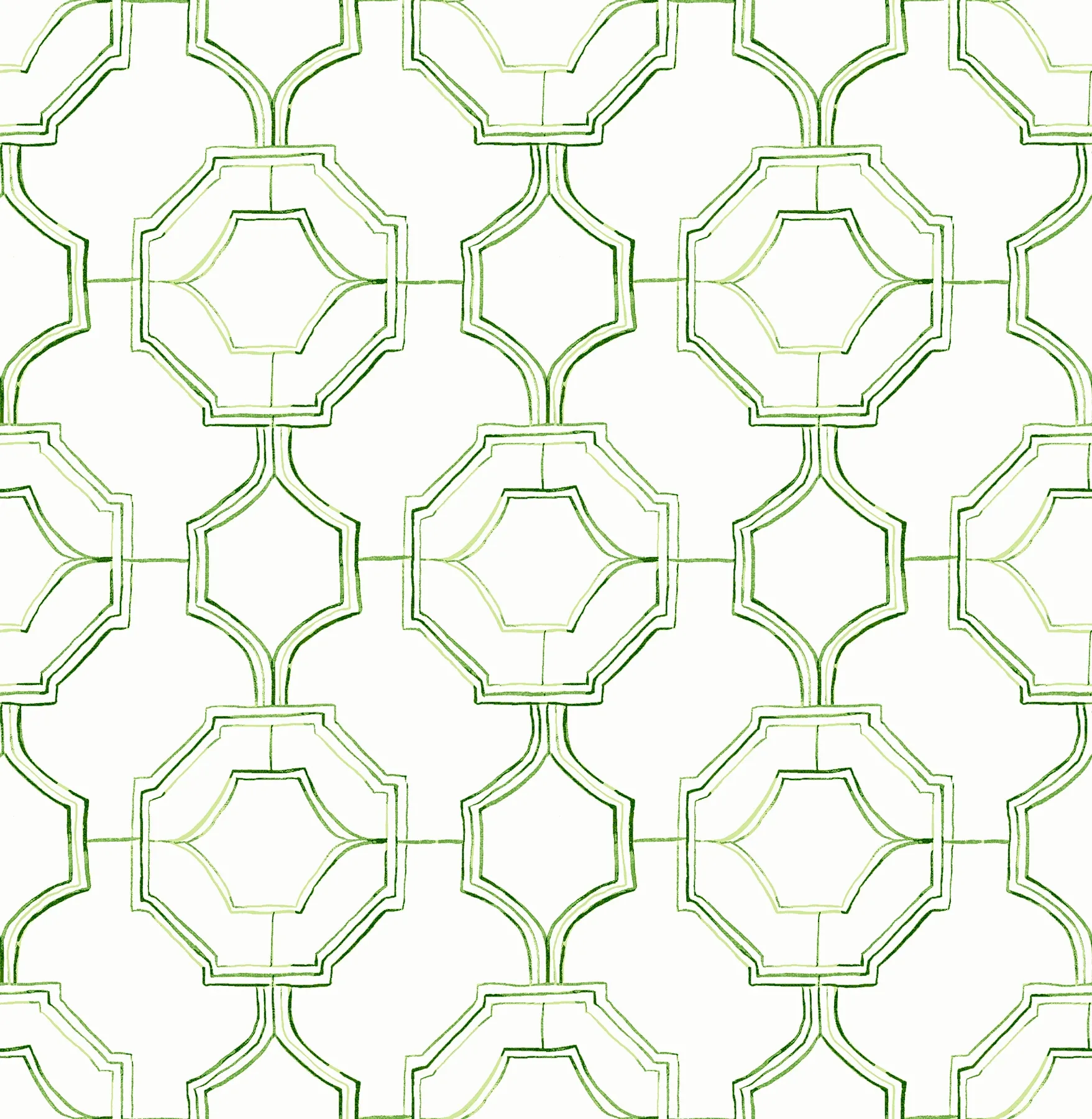 4081-26316 | Gallina Green Trellis Wallpaper