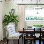 A-Street Prints Gallina Green Trellis Wallpaper - SKU 4081-26316