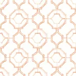 A-Street Prints Gallina Orange Trellis Wallpaper - SKU 4081-26317