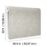 A-Street Prints Gallivant Grey Woven Geometric Wallpaper | Wallpaper Twins A-Street Prints Gallivant Grey Woven Geometric Wallpaper - SKU 4146-27254