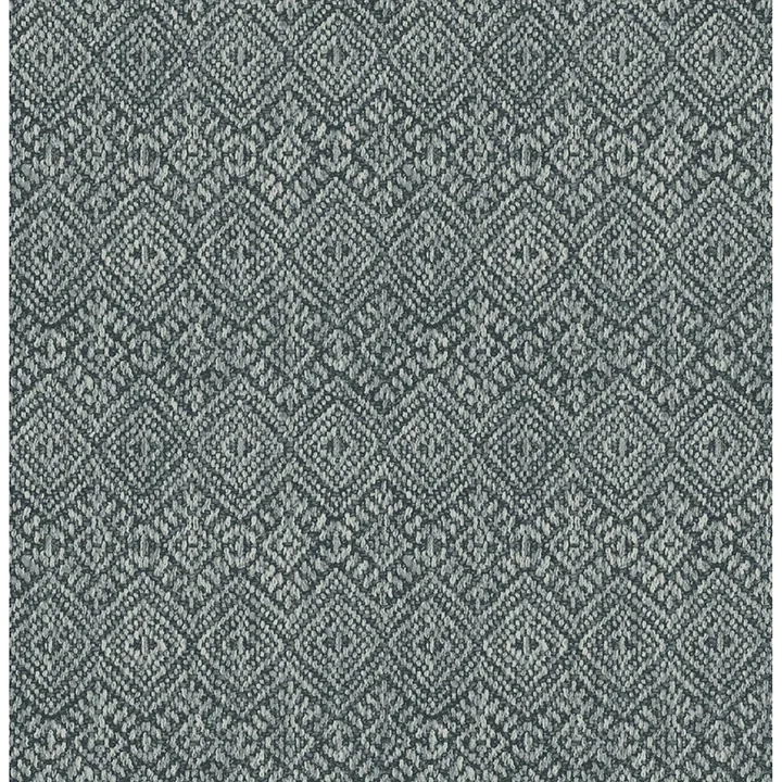 4146-27257 | Gallivant Indigo Woven Geometric Wallpaper