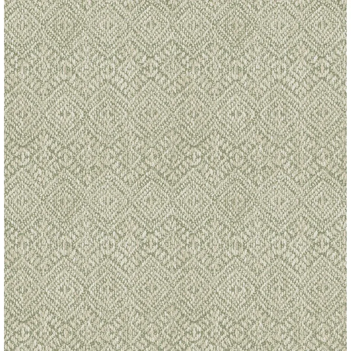 4146-27253 | Gallivant Sage Woven Geometric Wallpaper
