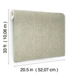 A-Street Prints Gallivant Sage Woven Geometric Wallpaper | Wallpaper Twins A-Street Prints Gallivant Sage Woven Geometric Wallpaper - SKU 4146-27253
