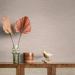 A-Street Prints Galyn Rose Gold Pearlescent Wave Wallpaper | Wallpaper Twins A-Street Prints Galyn Rose Gold Pearlescent Wave Wallpaper - SKU 4121-72208
