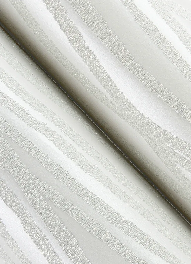 A-Street Prints Galyn White Pearlescent Wave Wallpaper - SKU 4121-72206