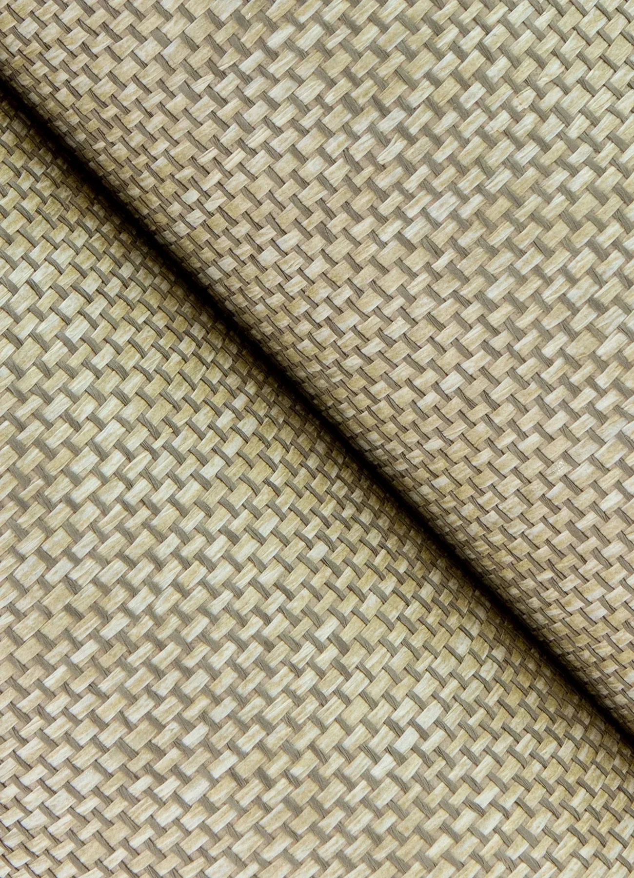 A-Street Prints Gaoyou Light Grey Paper Weave Wallpaper - SKU 2923-80076