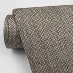 A-Street Prints Gaoyou Taupe Paper Weave Wallpaper - SKU 2829-80080