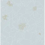 A-Street Prints Gardena Sky Blue Embroidered Floral Wallpaper - SKU 4122-27011