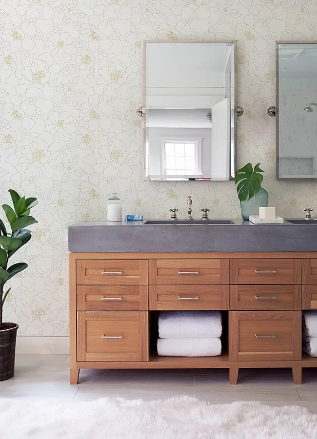 A-Street Prints Gardena White Embroidered Floral Wallpaper | Wallpaper Twins A-Street Prints Gardena White Embroidered Floral Wallpaper - SKU 4122-27007