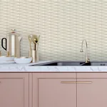 A-Street Prints Gator Beige Geometric Stripe Wallpaper | Wallpaper Twins A-Street Prints Gator Beige Geometric Stripe Wallpaper - SKU 2988-70013