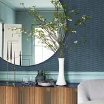 A-Street Prints Gator Blue Geometric Stripe Wallpaper | Wallpaper Twins A-Street Prints Gator Blue Geometric Stripe Wallpaper - SKU 2988-70002