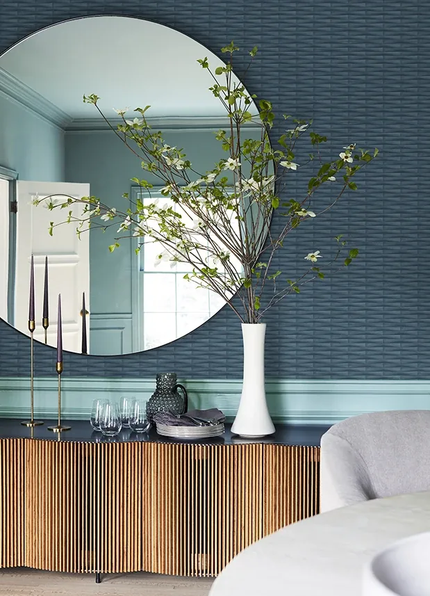 A-Street Prints Gator Blue Geometric Stripe Wallpaper | Wallpaper Twins A-Street Prints Gator Blue Geometric Stripe Wallpaper - SKU 2988-70002