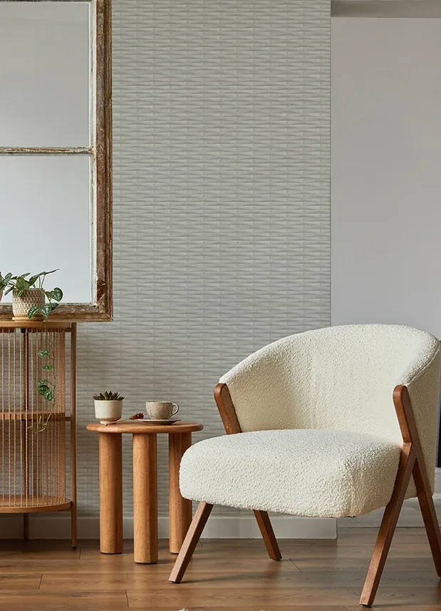 A-Street Prints Gator Light Grey Geometric Stripe Wallpaper - SKU 2988-70008
