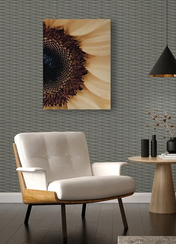 A-Street Prints Gator Slate Geometric Stripe Wallpaper | Wallpaper Twins A-Street Prints Gator Slate Geometric Stripe Wallpaper - SKU 2988-70007
