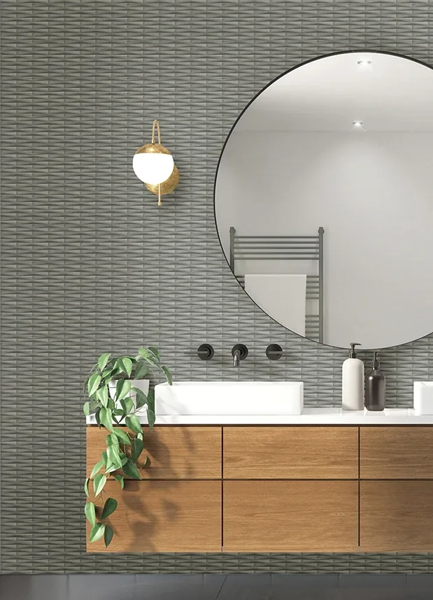 A-Street Prints Gator Slate Geometric Stripe Wallpaper | Wallpaper Twins A-Street Prints Gator Slate Geometric Stripe Wallpaper - SKU 2988-70007