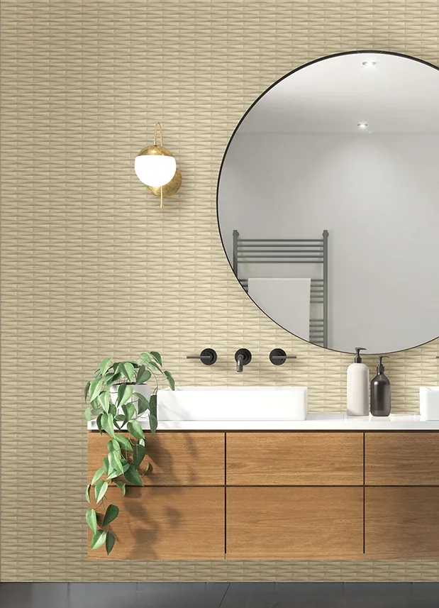 A-Street Prints Gator Wheat Geometric Stripe Wallpaper | Wallpaper Twins A-Street Prints Gator Wheat Geometric Stripe Wallpaper - SKU 2988-70003
