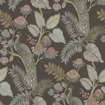 A-Street Prints Geneva Chocolate Peacock Paradise Wallpaper | Wallpaper Twins A-Street Prints Geneva Chocolate Peacock Paradise Wallpaper - SKU 4173-27647