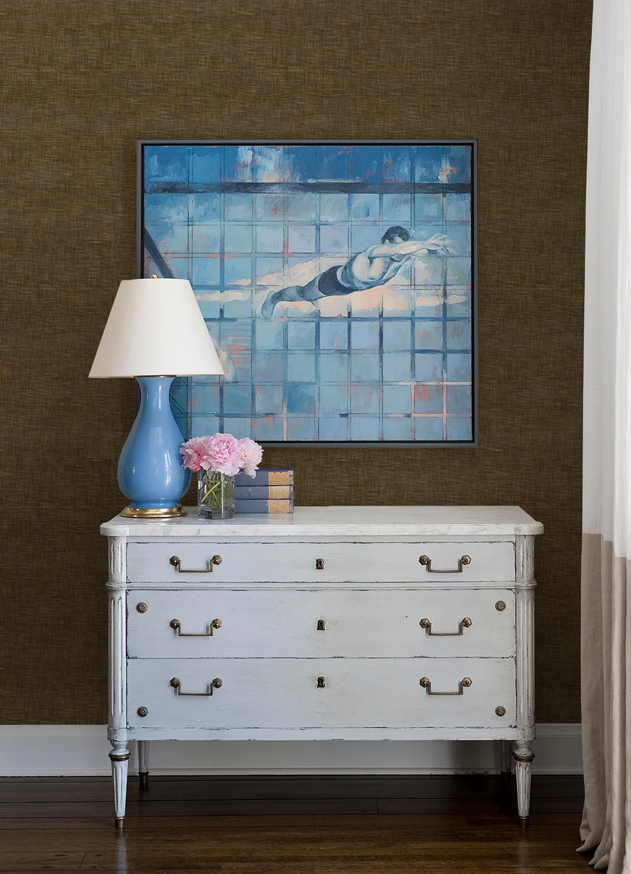 A-Street Prints Genji Brown Woven Wallpaper | Wallpaper Twins A-Street Prints Genji Brown Woven Wallpaper - SKU 2923-88023