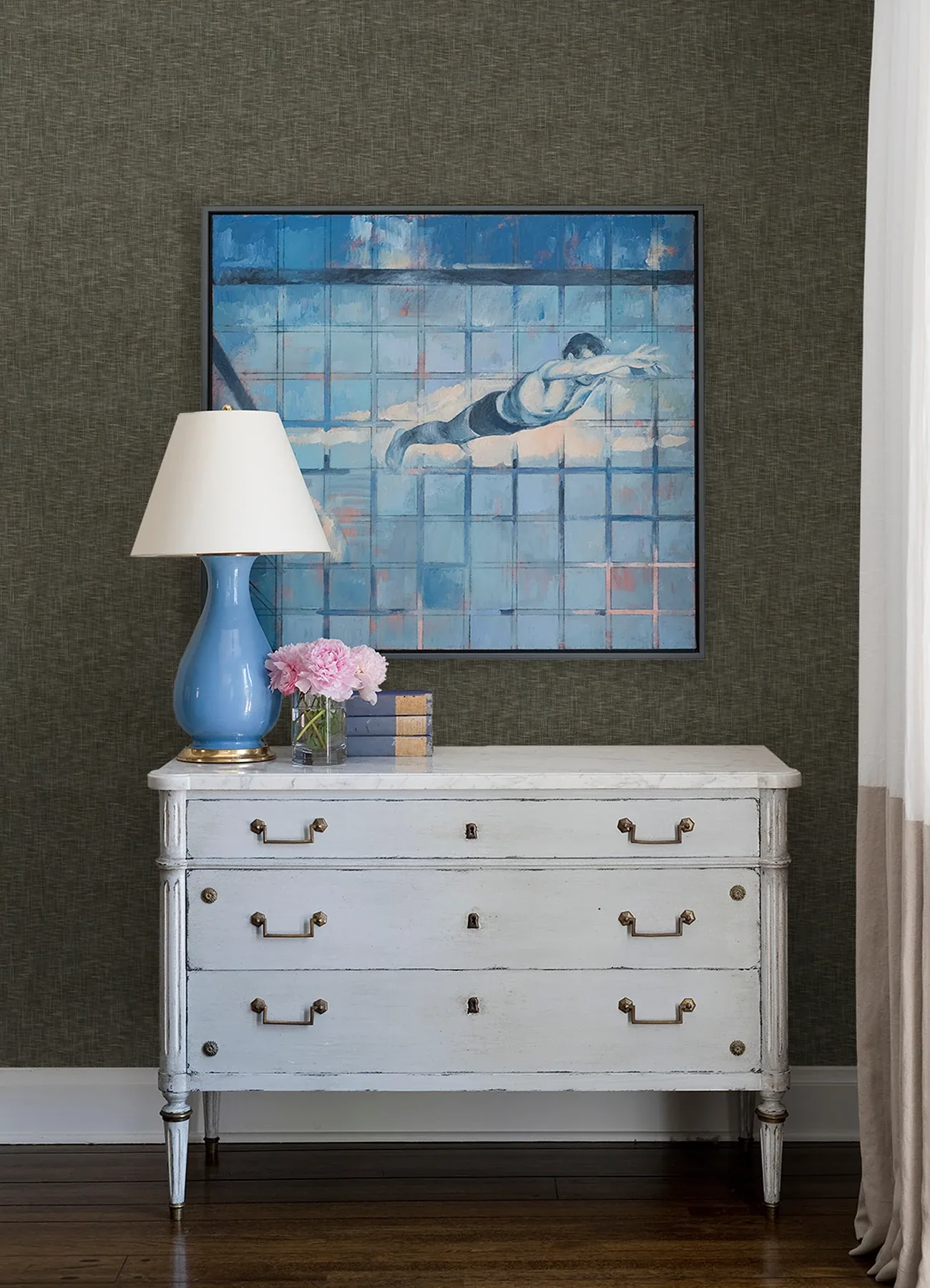 A-Street Prints Genji Dark Grey Woven Wallpaper | Wallpaper Twins A-Street Prints Genji Dark Grey Woven Wallpaper - SKU 2923-88025