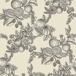 A-Street Prints Gerty Black Fruit Toile Wallpaper | Wallpaper Twins A-Street Prints Gerty Black Fruit Toile Wallpaper - SKU 4173-27637