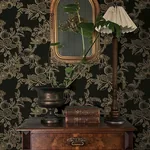 A-Street Prints Gerty Gold Fruit Toile Wallpaper - SKU 4173-27635