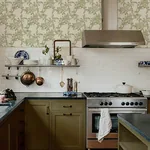 A-Street Prints Gerty Green Fruit Toile Wallpaper - SKU 4173-27636