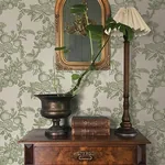A-Street Prints Gerty Green Fruit Toile Wallpaper - SKU 4173-27636