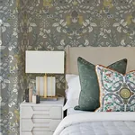 A-Street Prints Getty Grey Jungle Damask Wallpaper | Wallpaper Twins A-Street Prints Getty Grey Jungle Damask Wallpaper - SKU 4034-72134
