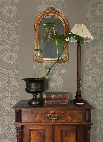 A-Street Prints Gisela Neutral Floral Columns Wallpaper | Wallpaper Twins A-Street Prints Gisela Neutral Floral Columns Wallpaper - SKU 4173-27640