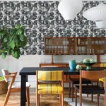 A-Street Prints Giulietta Black Painterly Geometric Wallpaper | Wallpaper Twins A-Street Prints Giulietta Black Painterly Geometric Wallpaper - SKU 4014-26404