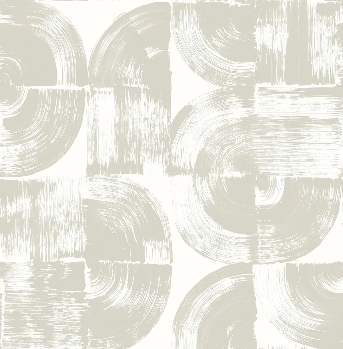4014-26406 | Giulietta Light Grey Painterly Geometric Wallpaper